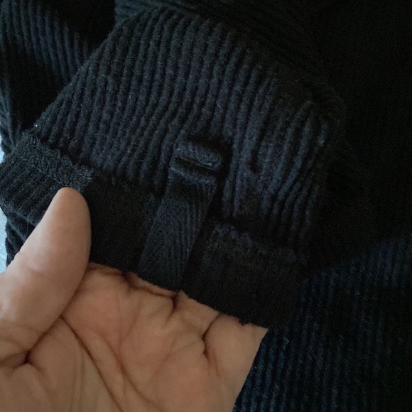 We The Free black sweater with cowl neck split back. T109 - Picture 8 of 8